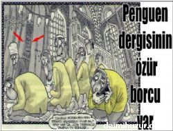 Penguen Dergisinin Yaptığı Karikatüre bakın